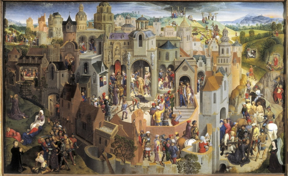 Passion of the Christ Fine Art Print by Hans Memling - Flemish Art