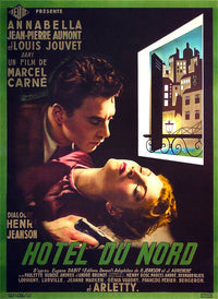 Hotel Du Nord Movie Masterprint Poster featuring Jean-Pierre Aumont and Annabella - 11x17