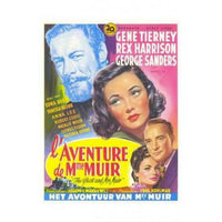 The Ghost and Mrs. Muir movie poster in 11x17 size.
