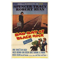 Bad Day At Black Rock Movie Poster featuring classic film art.