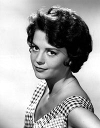 Natalie Wood Checkered Top Photo Print, vintage Hollywood art.