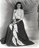 Paulette Goddard elegant portrait photo print in formal dress.
