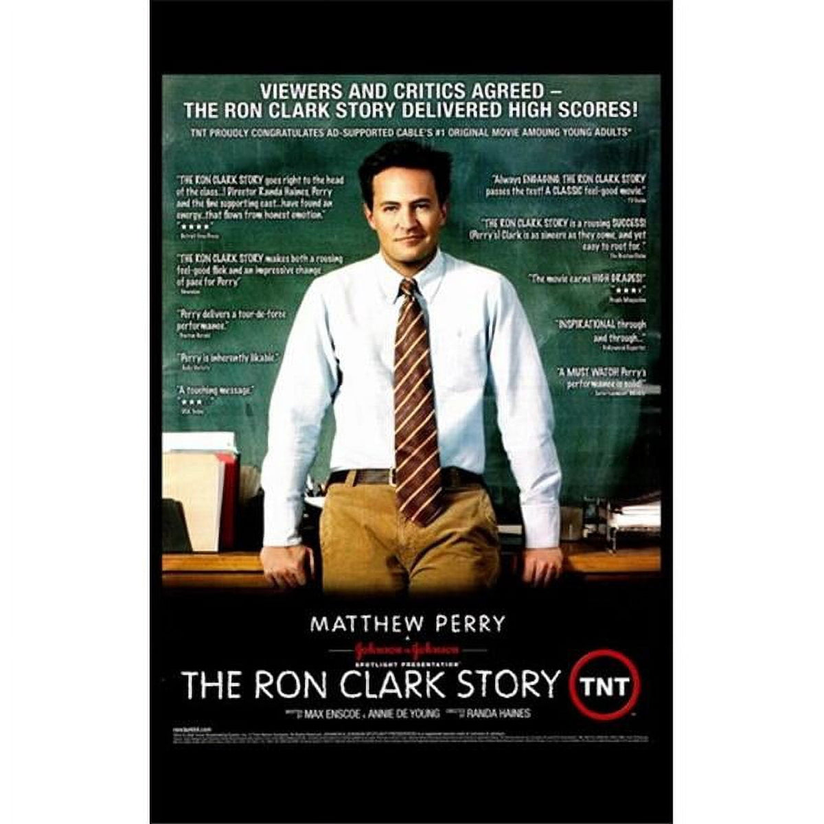 The Ron Clark Story movie poster featuring inspiring educational themes.