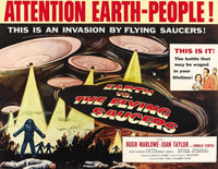 Earth Vs. The Flying Saucers movie masterprint poster art from 1956