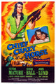 Chief Crazy Horse Movie Masterprint Poster featuring Victor Mature and Suzan Ball