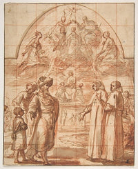 Allegory of the Trinitarian Order Art Print by Alessandro Tiarini, 8x10.