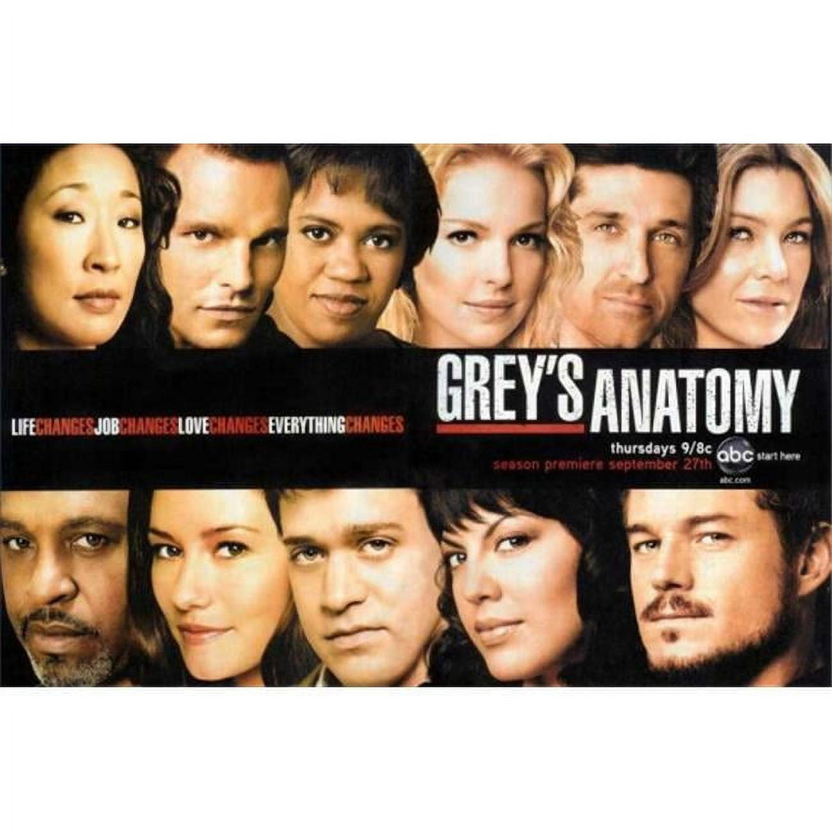 Grey's Anatomy movie poster in 11x17 size