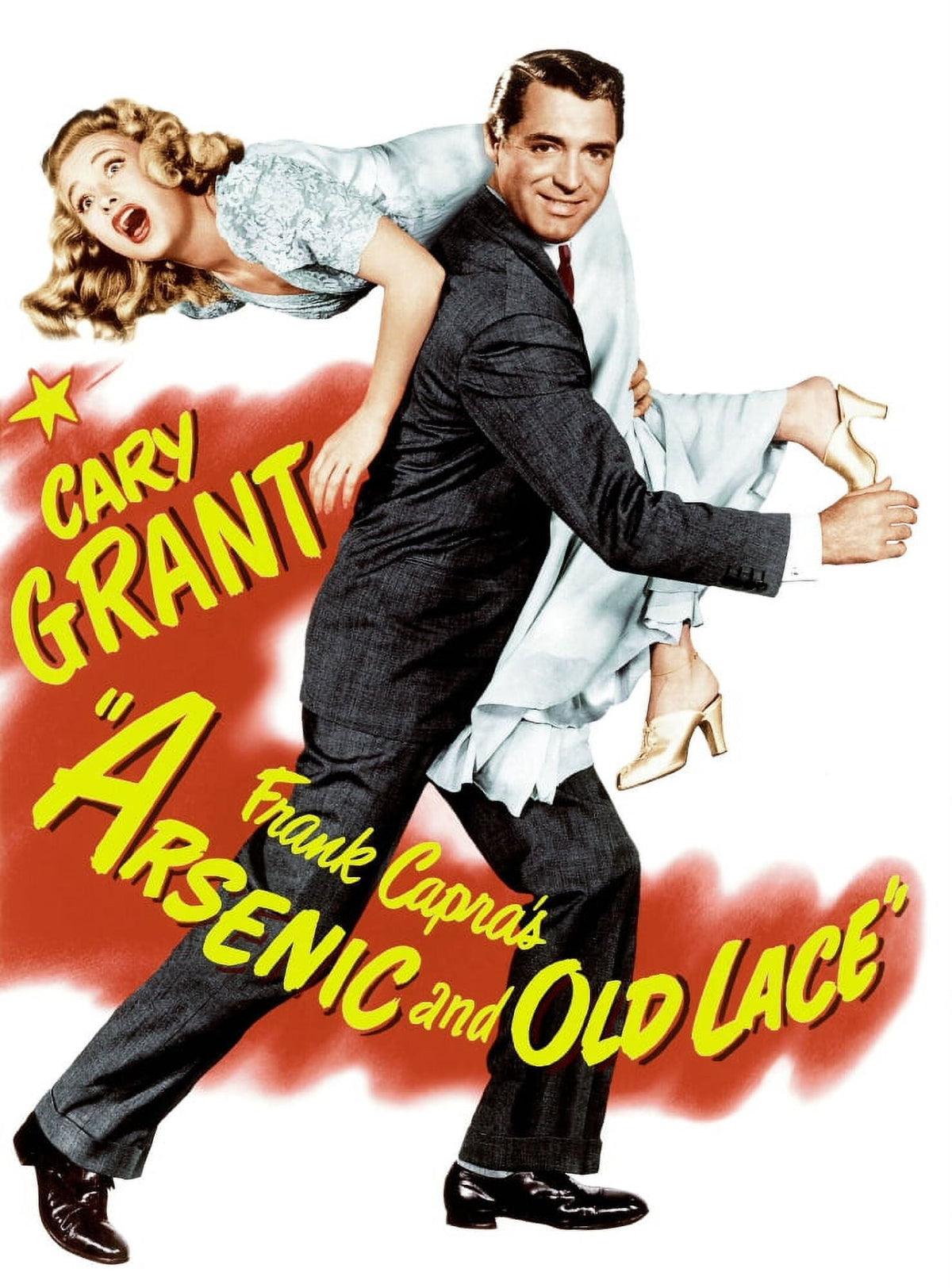 Arsenic and Old Lace movie poster featuring Priscilla Lane and Cary Grant, 11x17 masterprint.