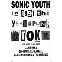 1991: The Year Punk Broke movie poster print showcasing punk rock culture.