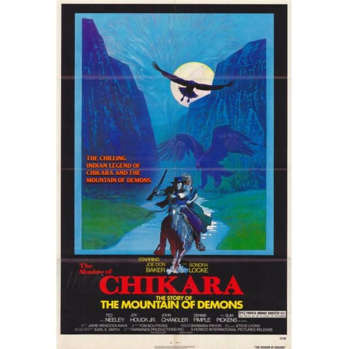 The Shadow of Chikara movie poster print 27x40