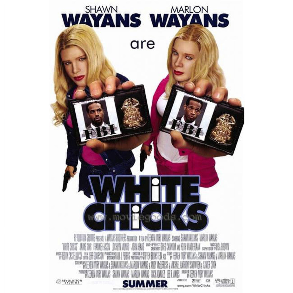 White Chicks Movie Poster Print 27x40 featuring the iconic comedy.
