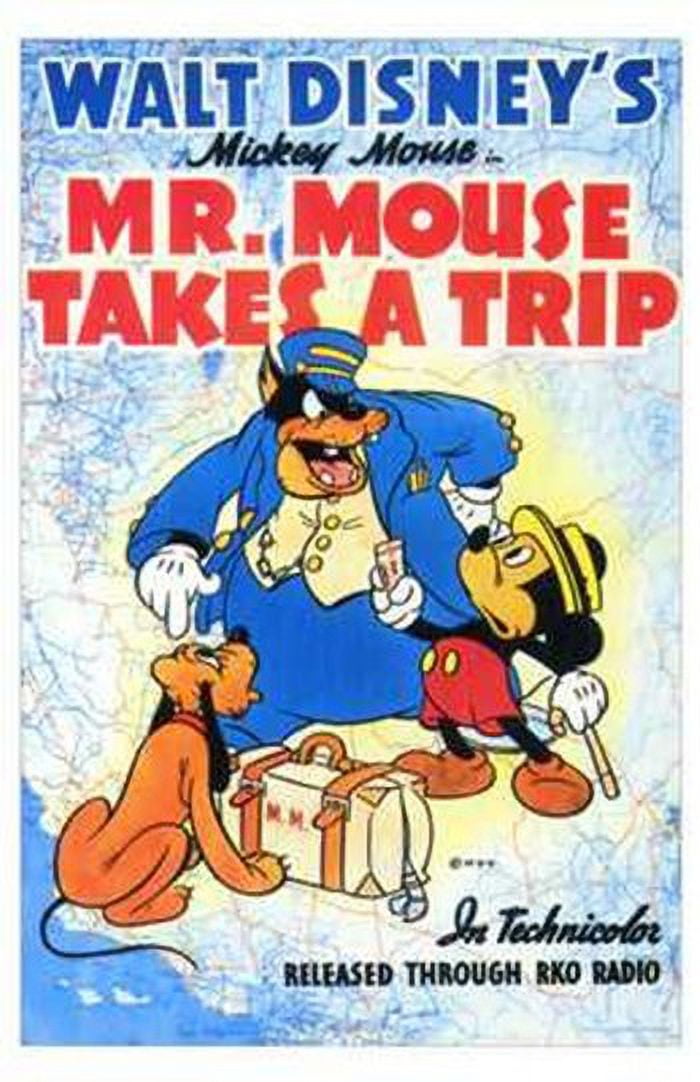 Mr. Mouse Takes a Trip Movie Poster 11 x 17