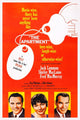 The Apartment Movie Poster featuring Jack Lemmon, Shirley Maclaine, and Fred MacMurray from the 1960 film.