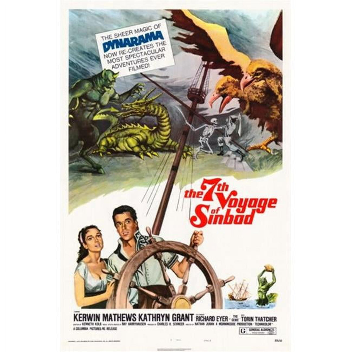 The 7th Voyage of Sinbad Movie Poster 11x17 Print