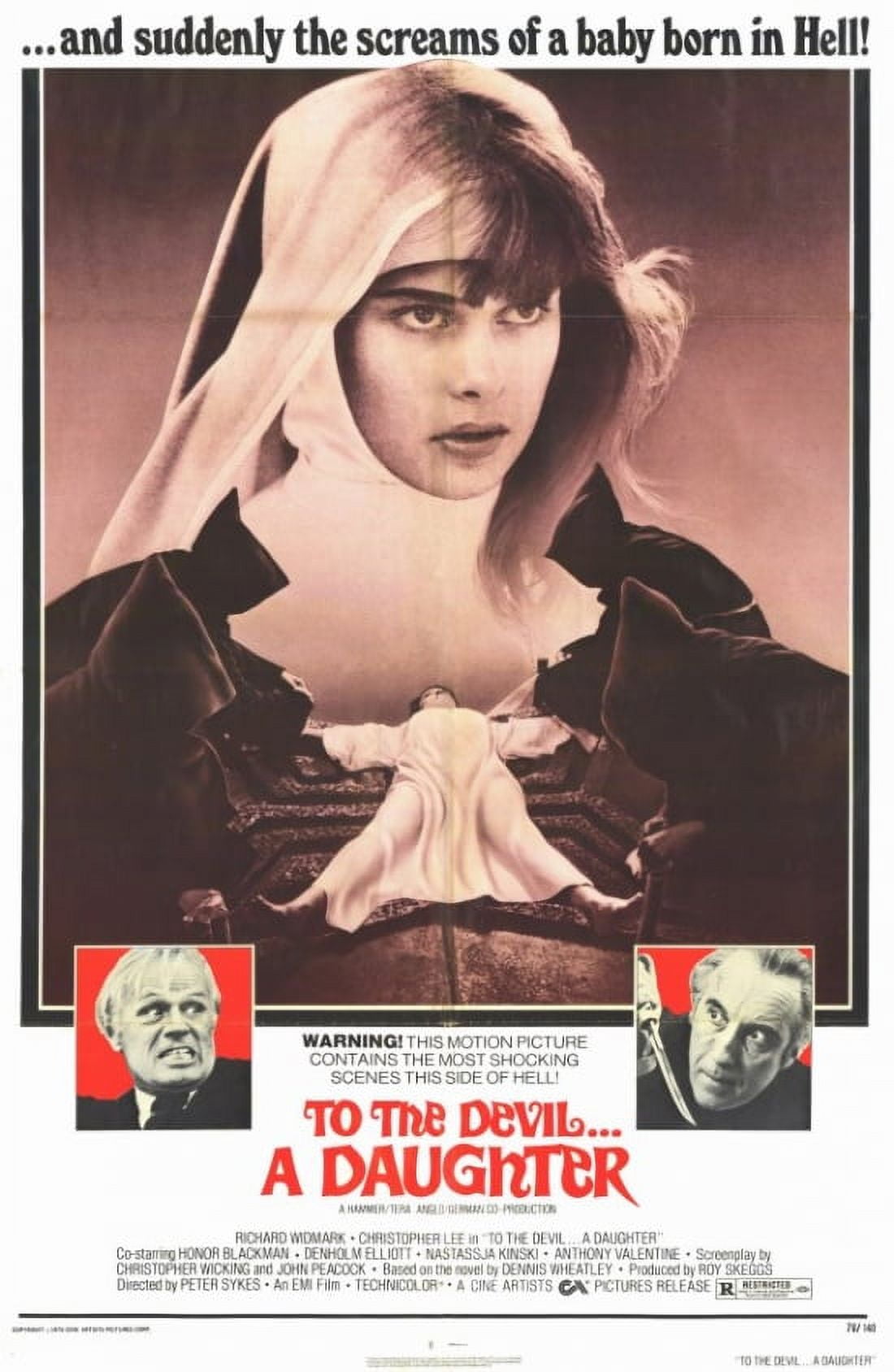 To the Devil a Daughter movie poster 11x17 print