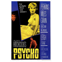Psycho Movie Poster Print - Classic Horror Film Art