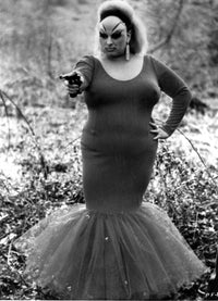 Divine Pointing a Gun Photo Print - Vintage Pop Culture Art