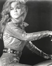 Ann-Margaret in a leather jacket photo print