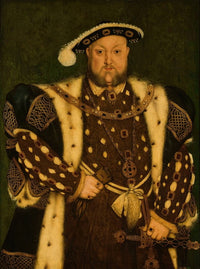 Portrait of Henry VIII King of England poster print
