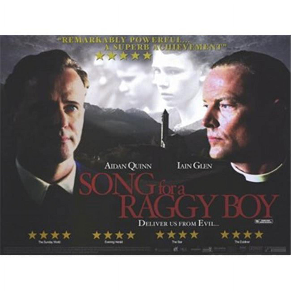 Movie poster for Song for a Raggy Boy, 17x11 inches, vibrant colors.