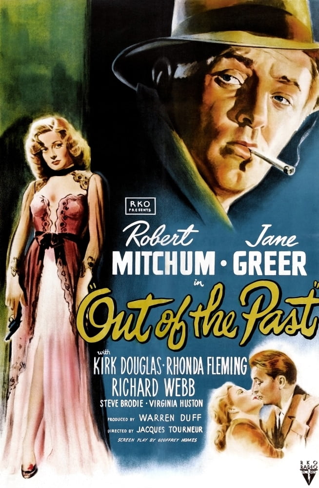 Out of the Past Movie Masterprint Poster featuring Jane Greer and Robert Mitchum