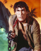 Ted Cassidy posed in a brown leather jacket photo print