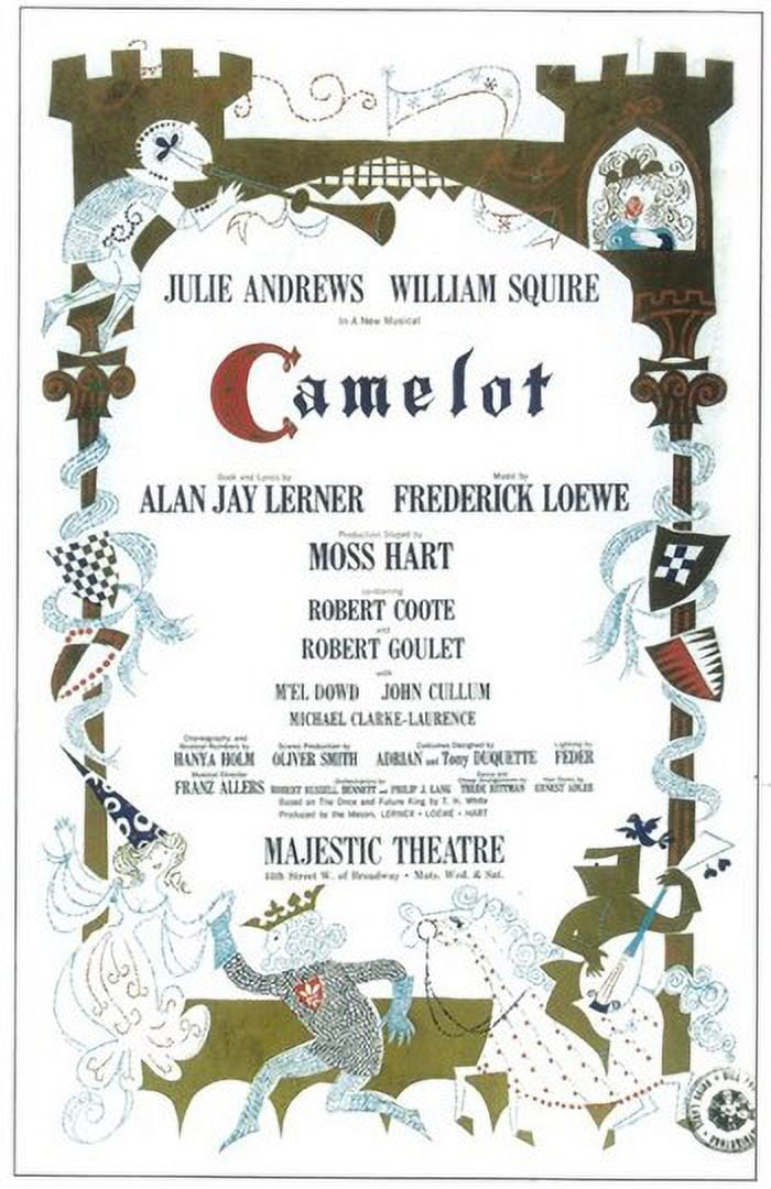 Camelot Broadway Movie Poster - 11 x 17 Print