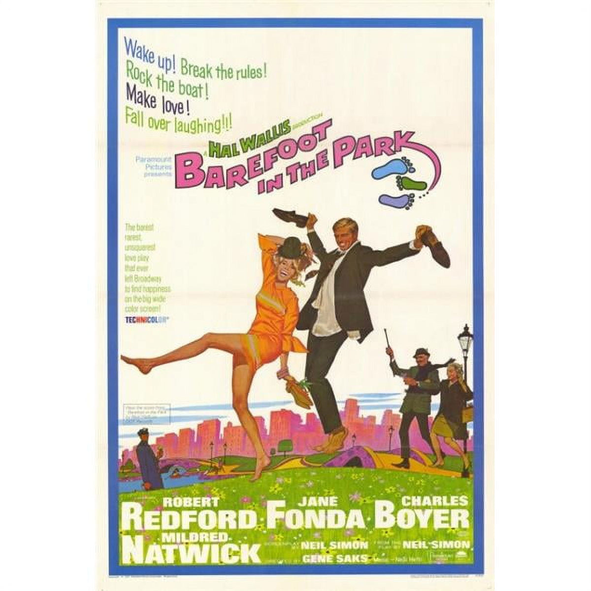 Barefoot in the Park Movie Poster Print 27x40 - Classic Film Art
