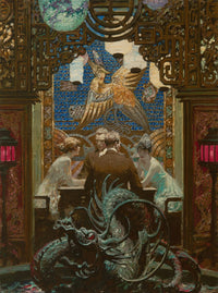'The Den of Iniquity' fine art print by Dean Cornwell, 1918, available in multiple sizes.