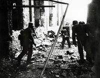 Photo print of German soldiers fighting in the Battle of Stalingrad.