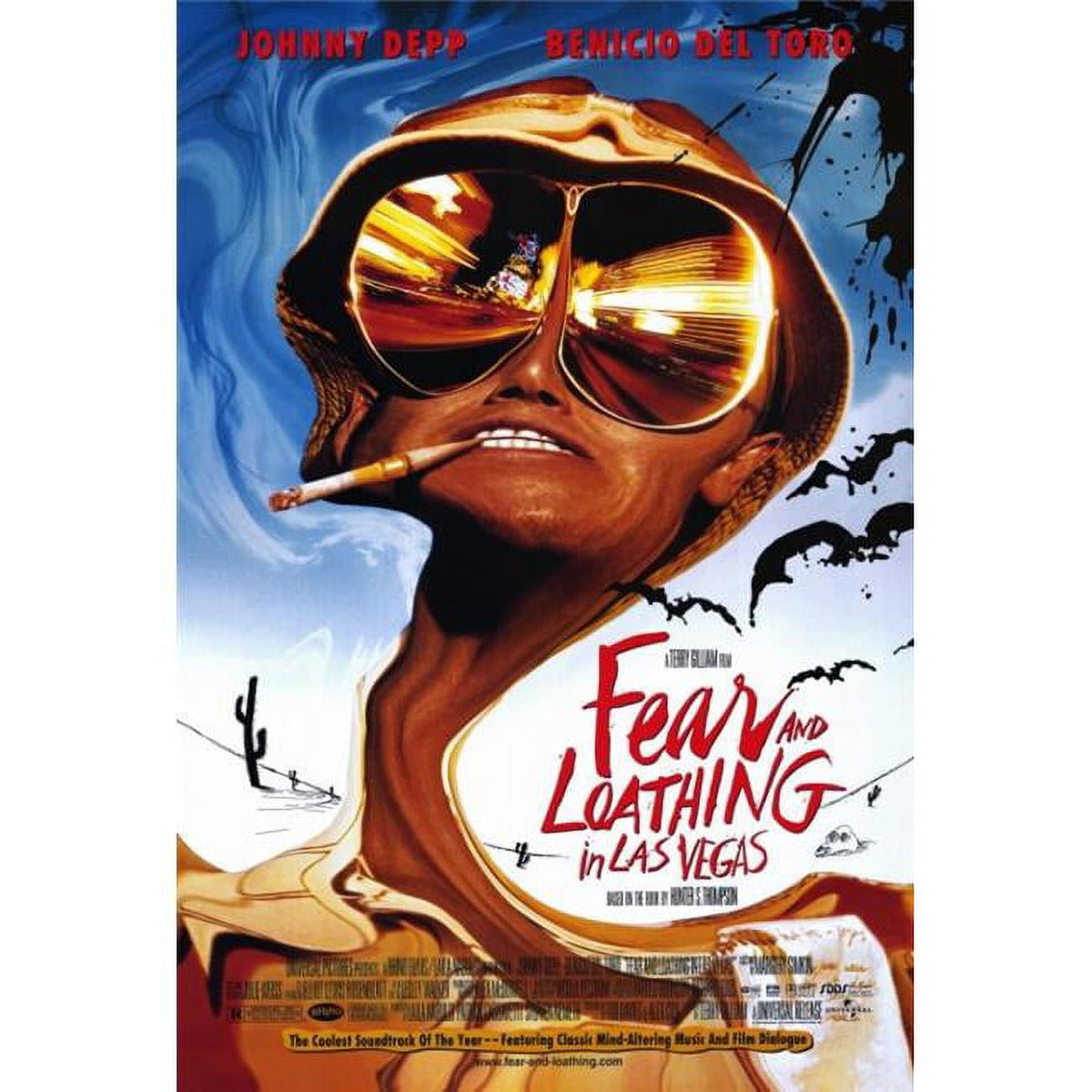 Fear and Loathing in Las Vegas movie poster print 27x40.