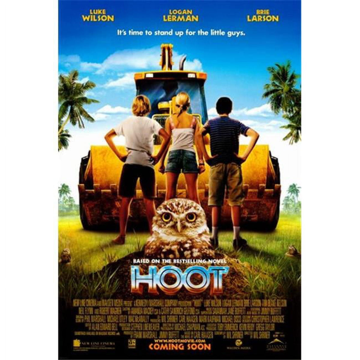Hoot movie poster 11x17 print featuring vibrant colors