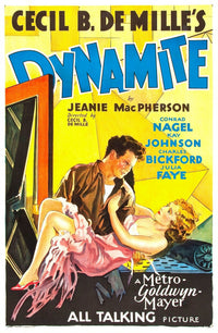 1929 Dynamite Art Movie Masterprint Poster featuring Charles Bickford and Kay Johnson