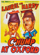 A Chump at Oxford Movie Masterprint poster featuring Stan Laurel and Oliver Hardy