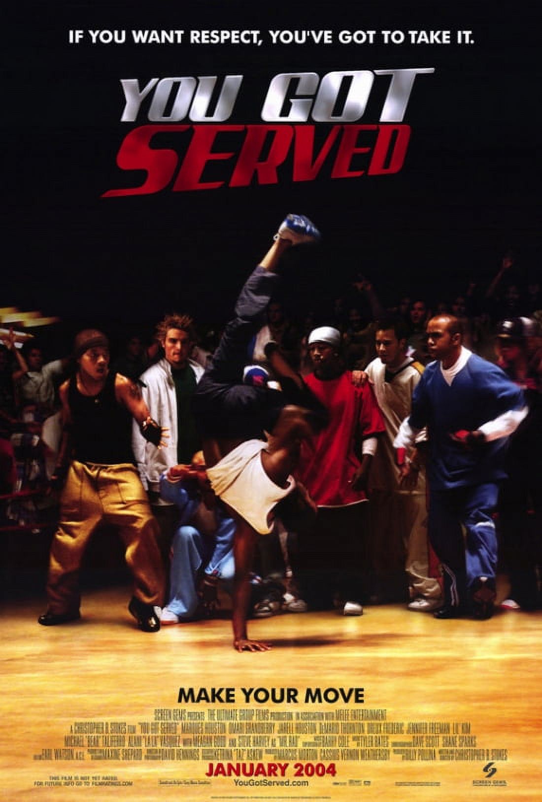B2K Movie Poster Print featuring vibrant colors and dynamic imagery - 27x40