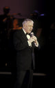 Frank Sinatra singing photo print showcasing iconic performance.