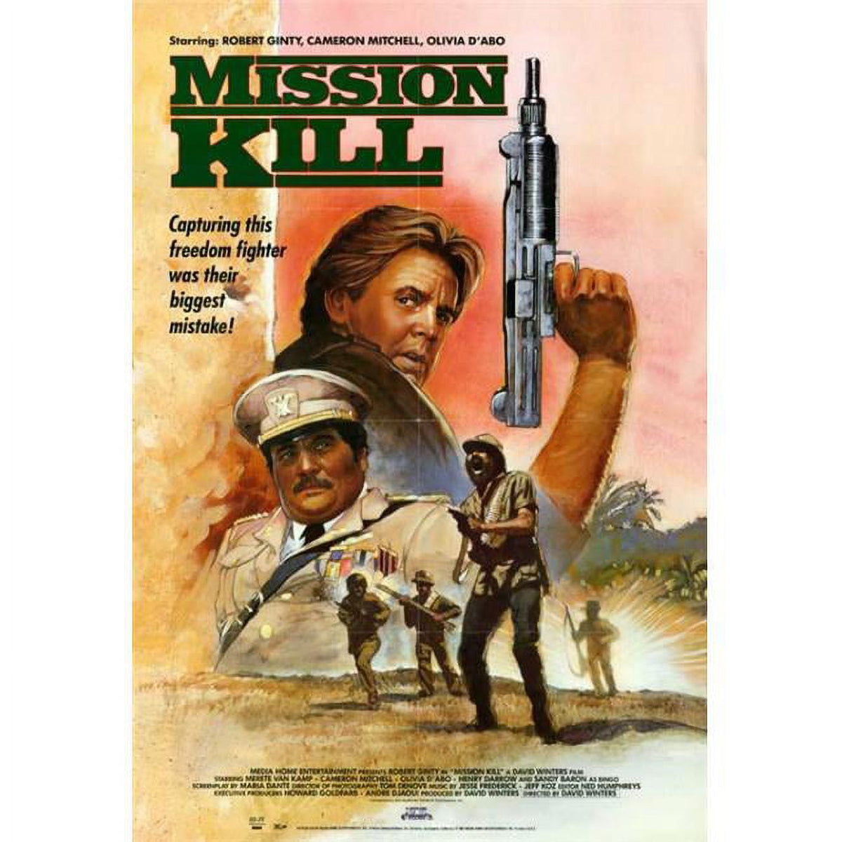 The Mission... Kill movie poster print - 27x40 inches