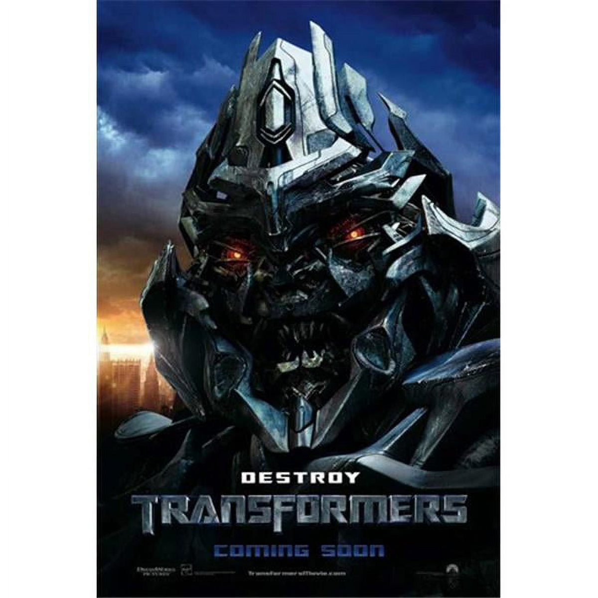 Transformers Style Q Movie Poster 11x17 - Action-packed art