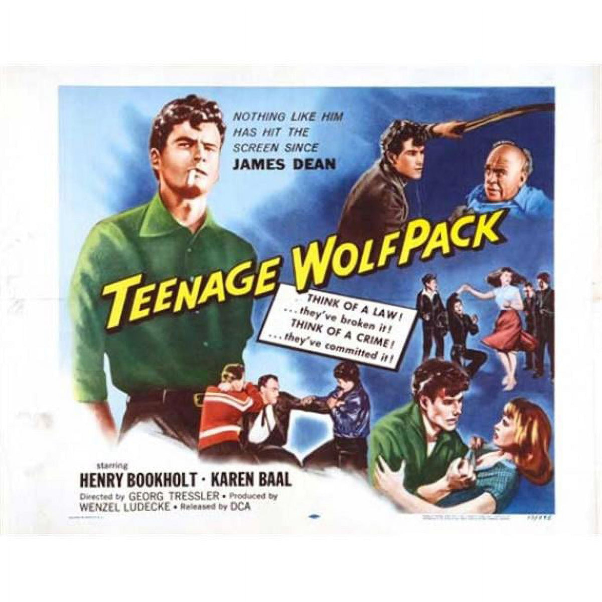 Teenage Wolfpack Movie Poster Print 27x40 - vibrant design