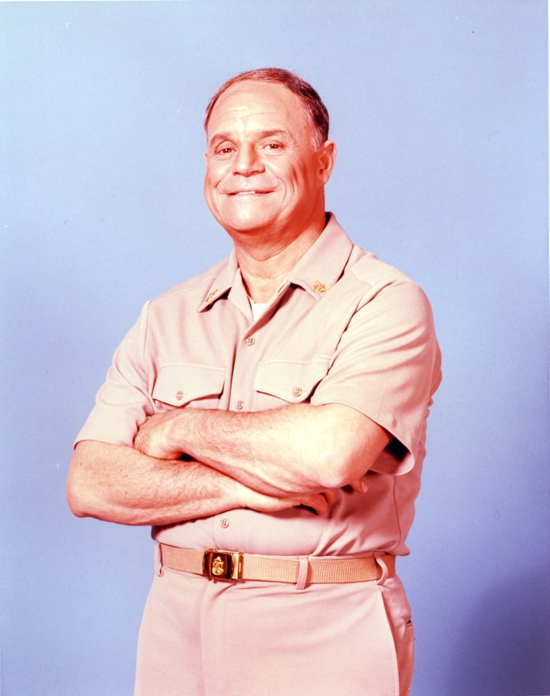 Don Rickles photo print in brown army uniform, 8x10