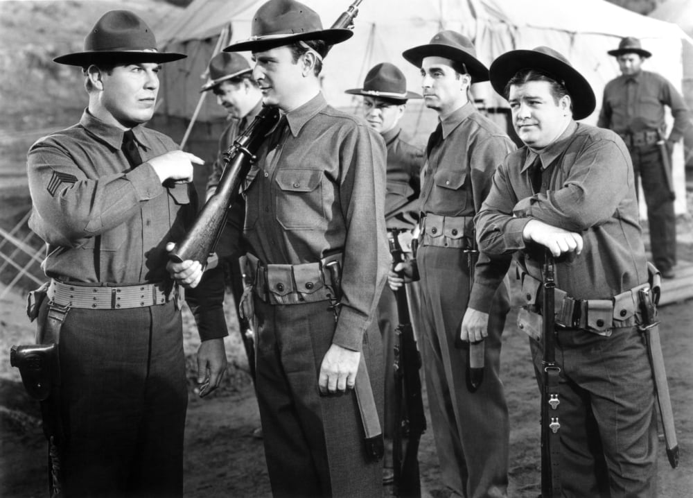 Buck Privates 1941 photo print featuring Bud Abbott and Lou Costello