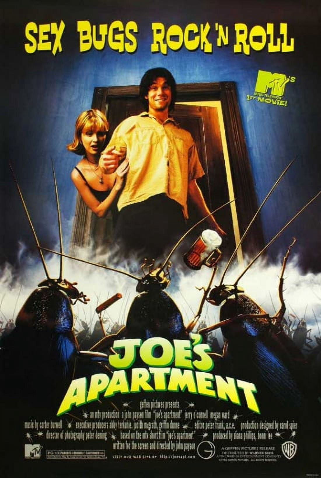 Joe's Apartment movie poster 11x17 print featuring iconic film imagery.