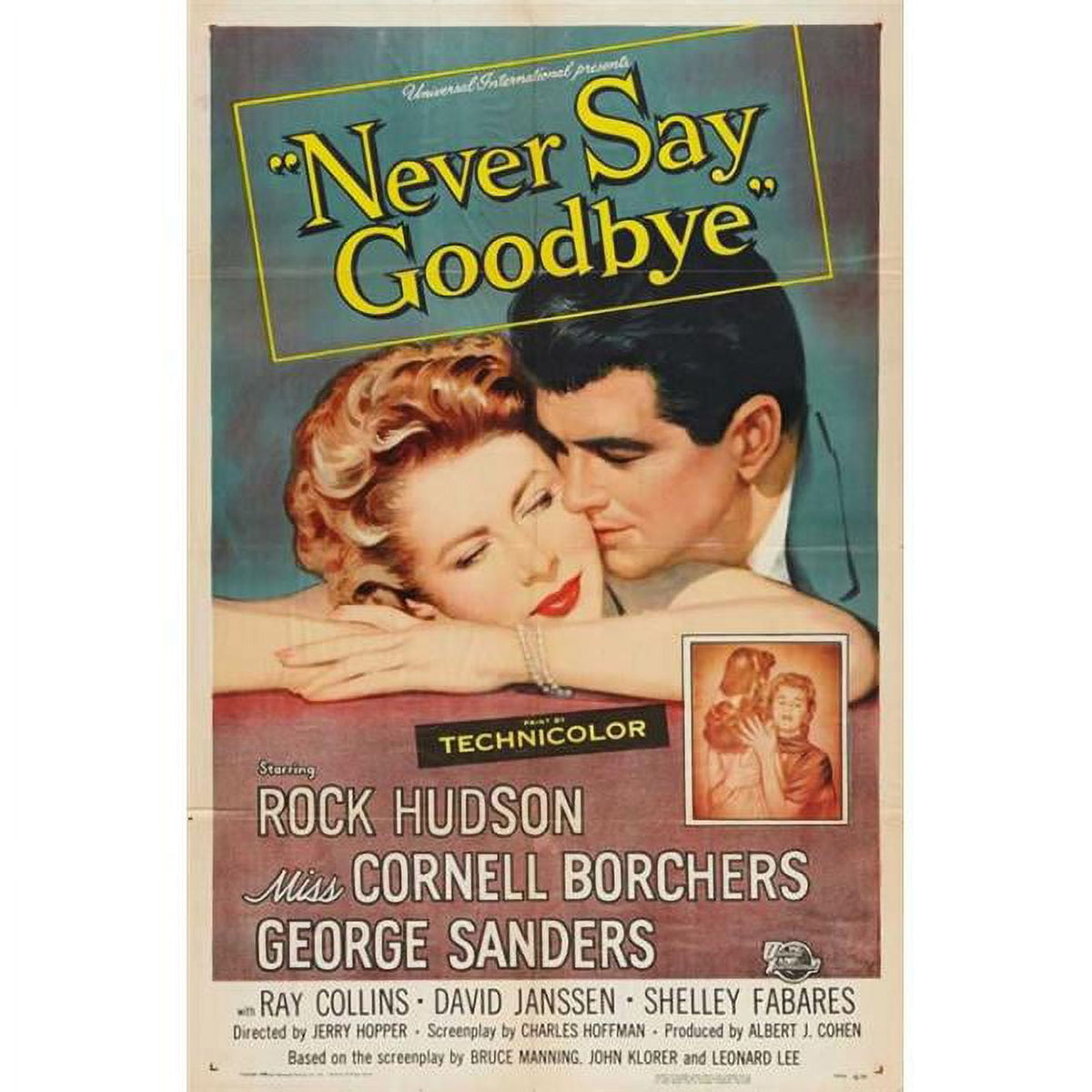 Never Say Goodbye movie poster print in 27x40 size.