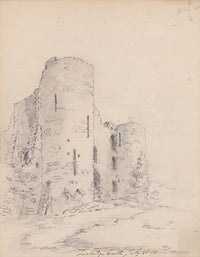 Tonbridge Castle Poster Print by James Moore, 1793 Artwork