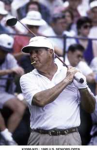 Arnold Palmer iconic photo print, available in multiple sizes.