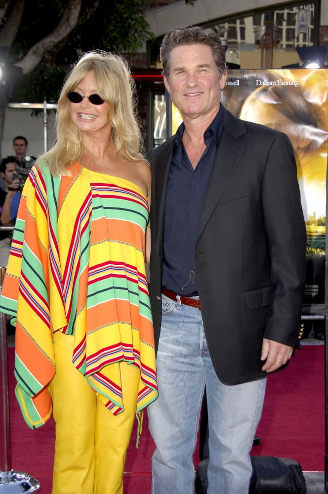 Goldie Hawn and Kurt Russell at Dreamer premiere photo print