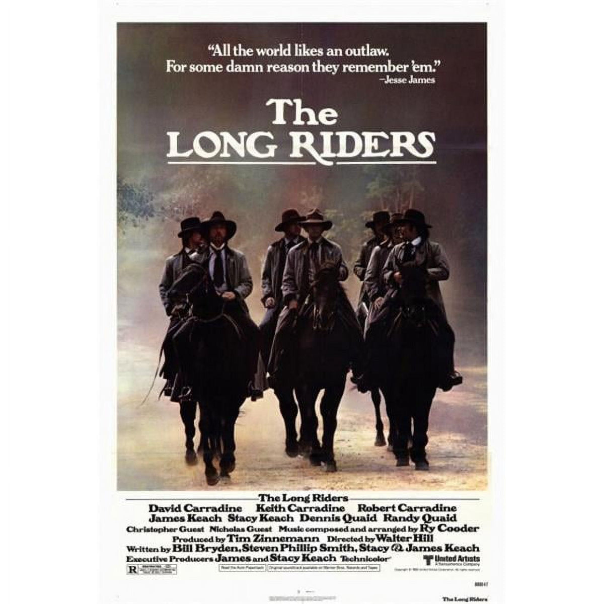 The Long Riders Movie Poster Print - 27 x 40 inches