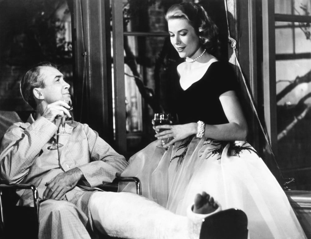Rear Window Photo Print showcasing cinematic suspense
