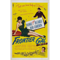 Frontier Gal Movie Poster Print showcasing American frontier spirit.