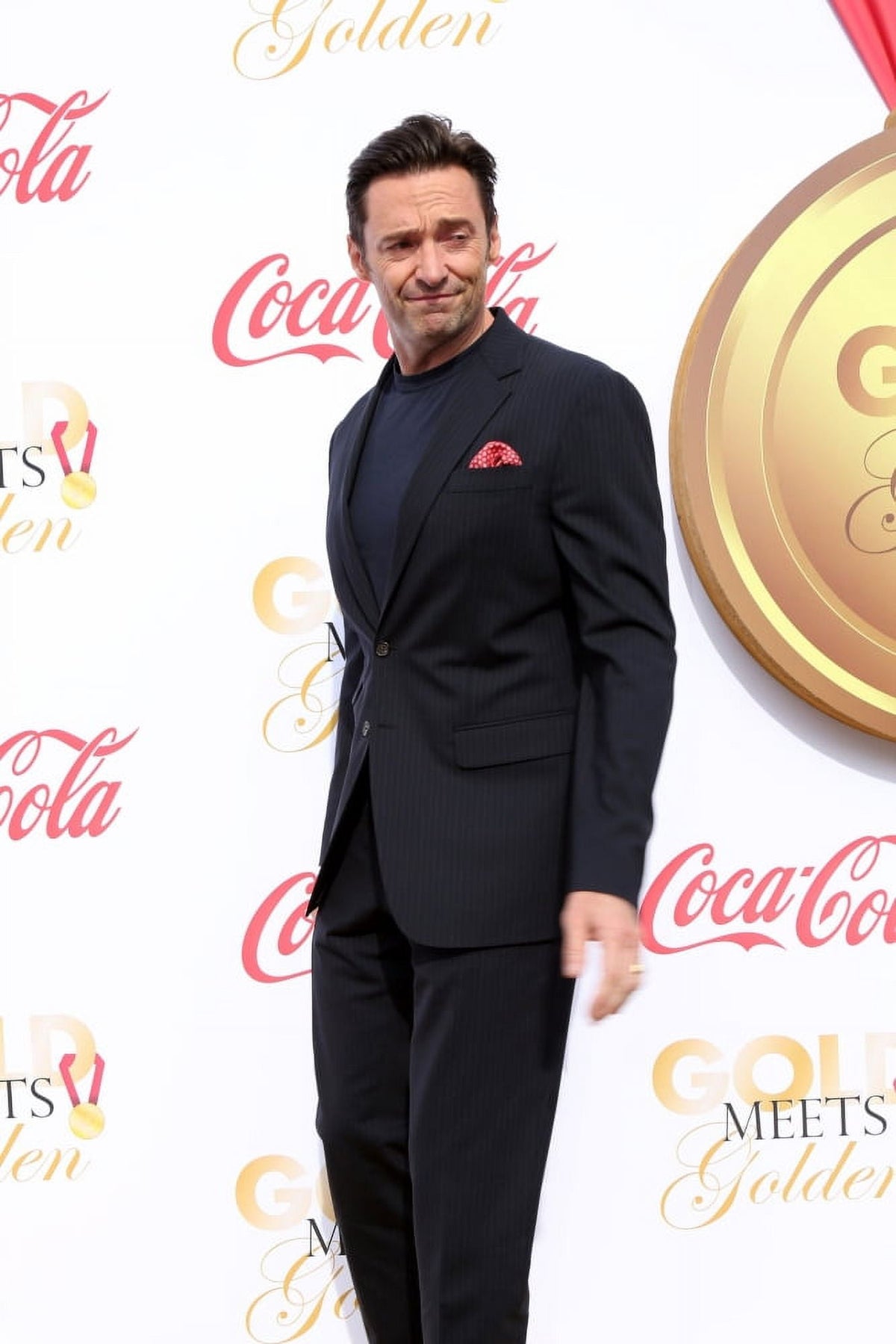 Hugh Jackman at the 5th Annual Gold Meets Golden event photo print.